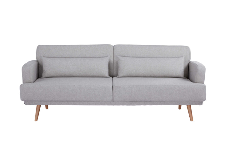 Sofá Cama Tapiz (Gris Claro) Estructura De Madera