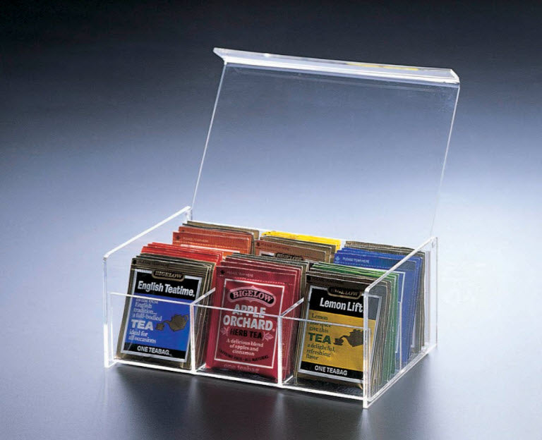Como hacer una caja organizadora de cartón para infusiones. Ideas