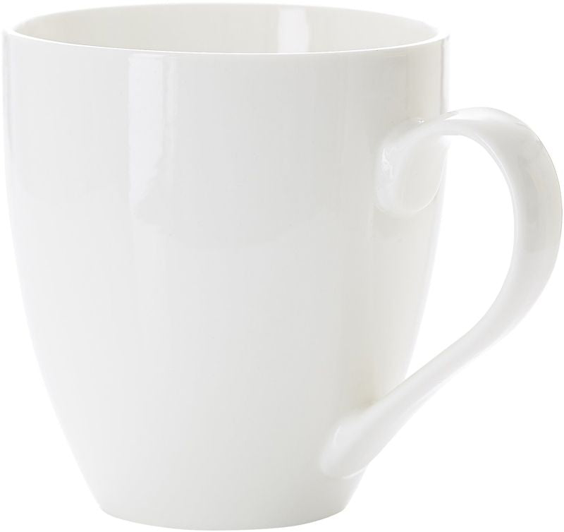 Taza (Blanca) 600 Mltrs De Porcelana