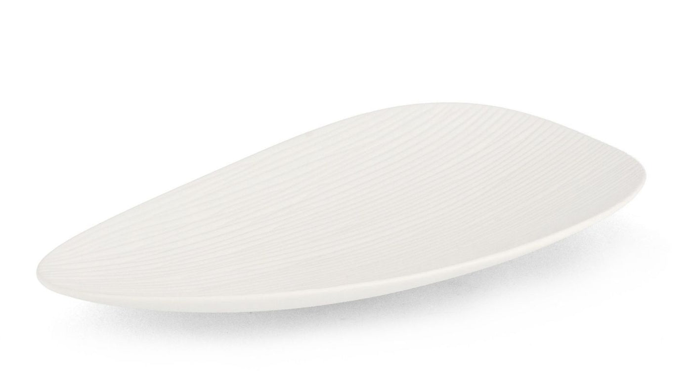 Plato Decorativo (Blanco) De Cerámica