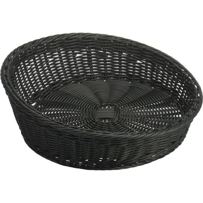 Cesta / Panera Redonda (Negra) De Pvc