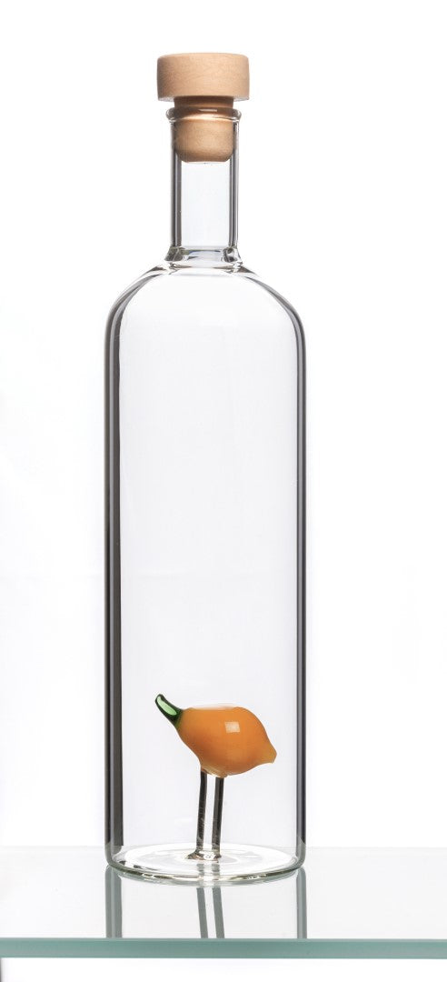 Botella (Limón) Para Licores De Vidrio