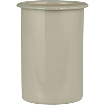 Vaso Portacepillo De Dientes Esmaltado (Arena) De Metal