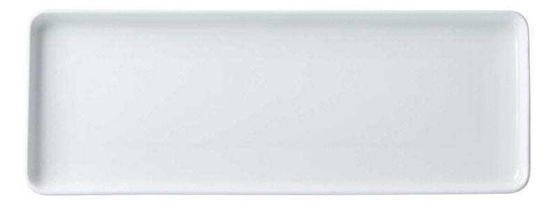 Bandeja Rectangular (Blanco) De Porcelana