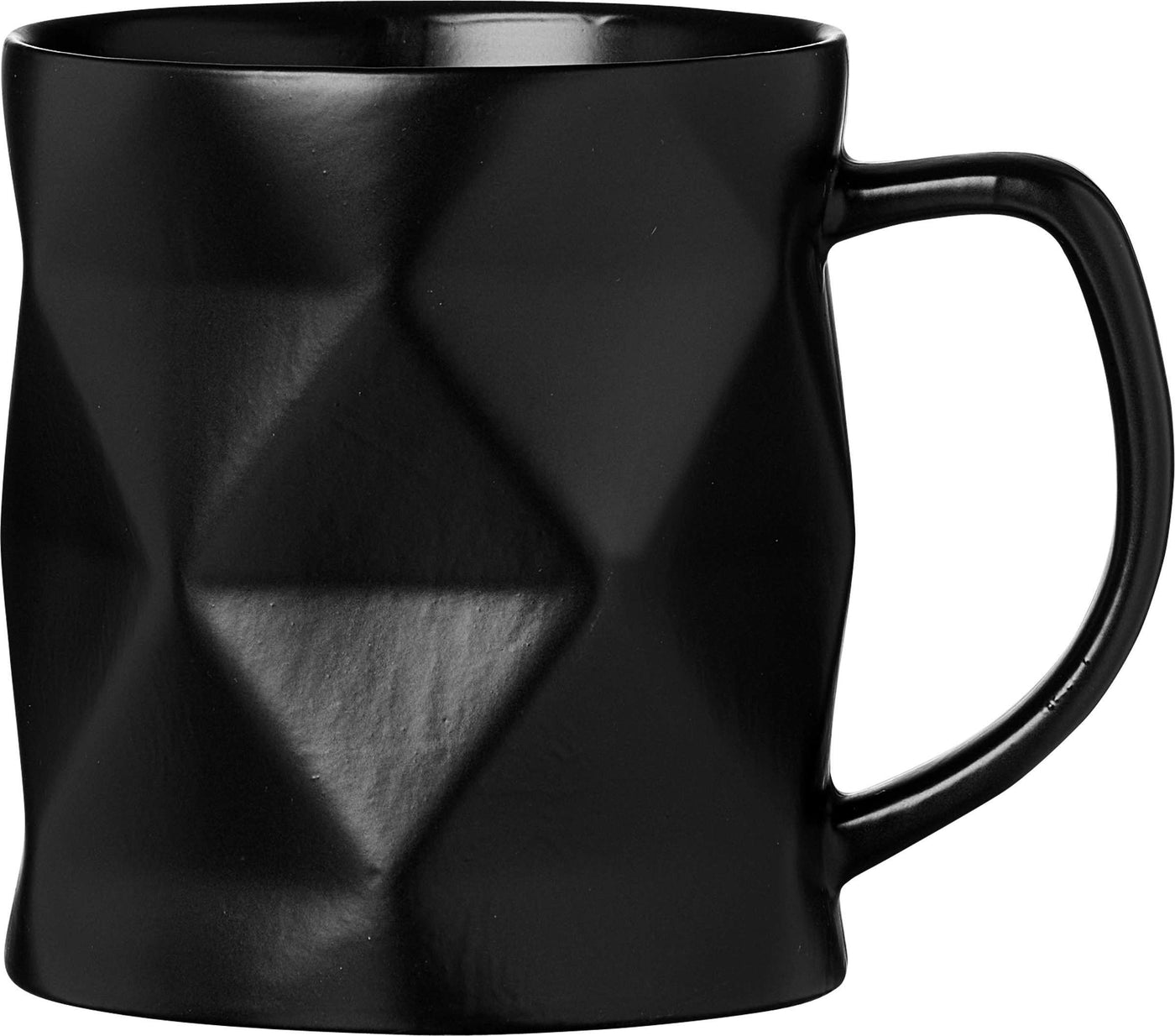 Taza (Negra) 400 Mltrs De Porcelana