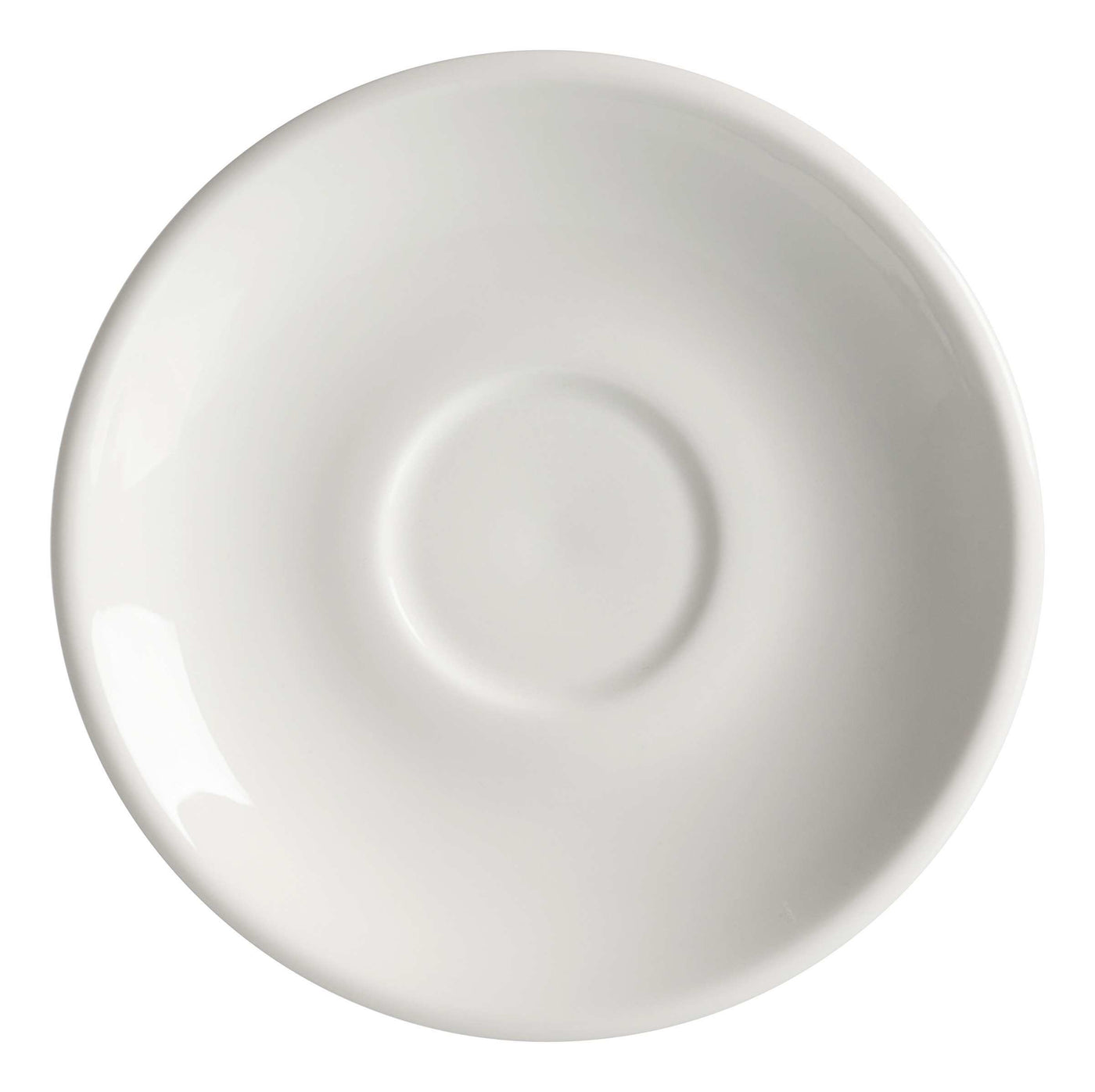 Plato Pequeño Para Taza (Blanco) De Porcelana