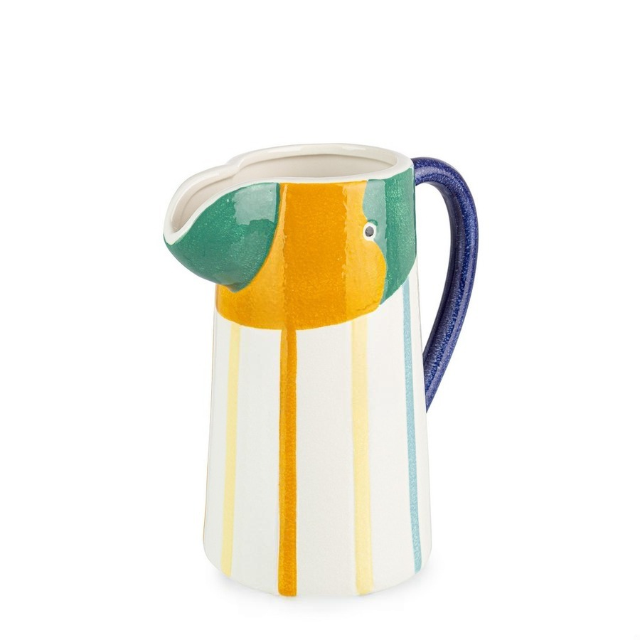 Jarra Decorativa Modelo Papagayo De Porcelana