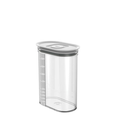 Contenedor Oval 1550 Mltrs Con Tapa (Transparente) De Plástico