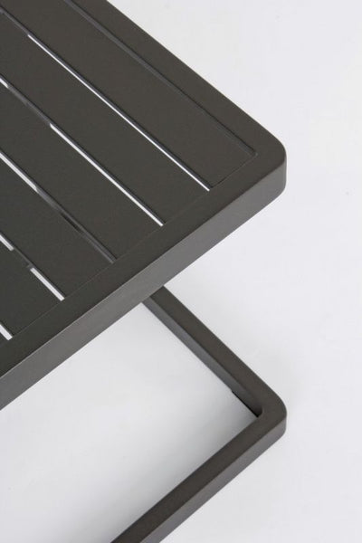 Mesa Auxiliar Color Antracita Estructura De Aluminio