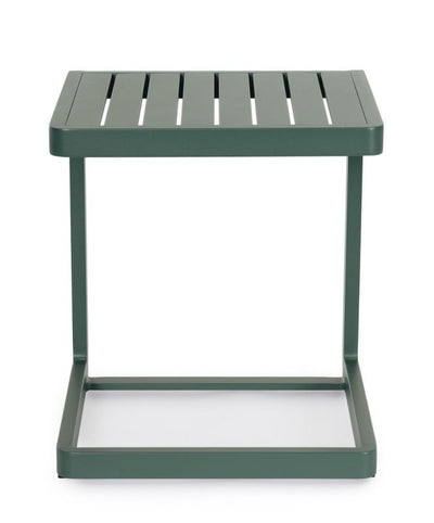Mesa Auxiliar Color Verde Estructura De Aluminio