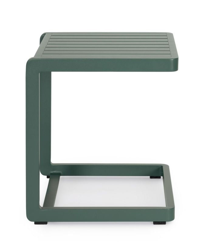 Mesa Auxiliar Color Verde Estructura De Aluminio