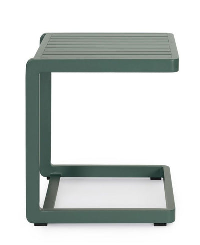 Mesa Auxiliar Color Verde Estructura De Aluminio