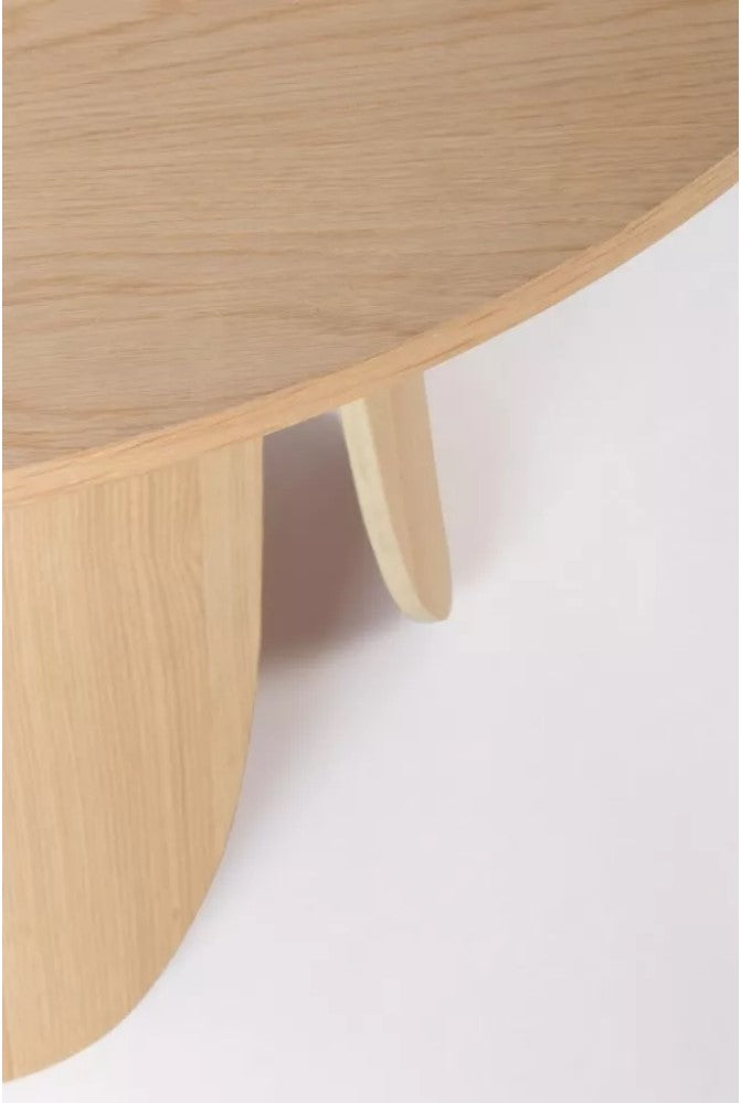 Mesa De Comedor Tablero Enchape (Natural) Estructura De Madera