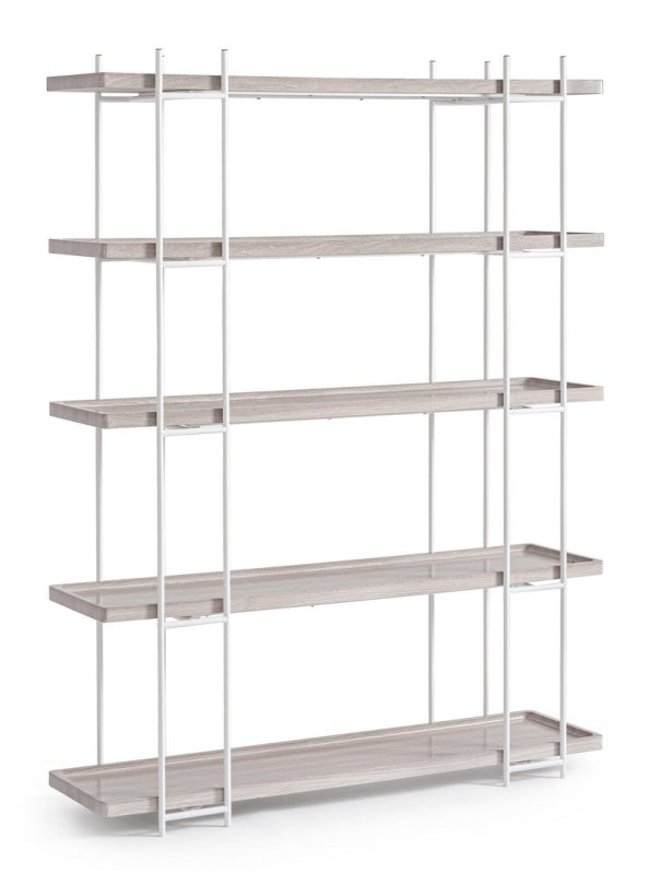 Estante (Blanco) 6 Niveles Estructura De Metal