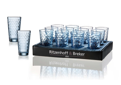 Vaso (Azul) 600 Mltrs De Vidrio