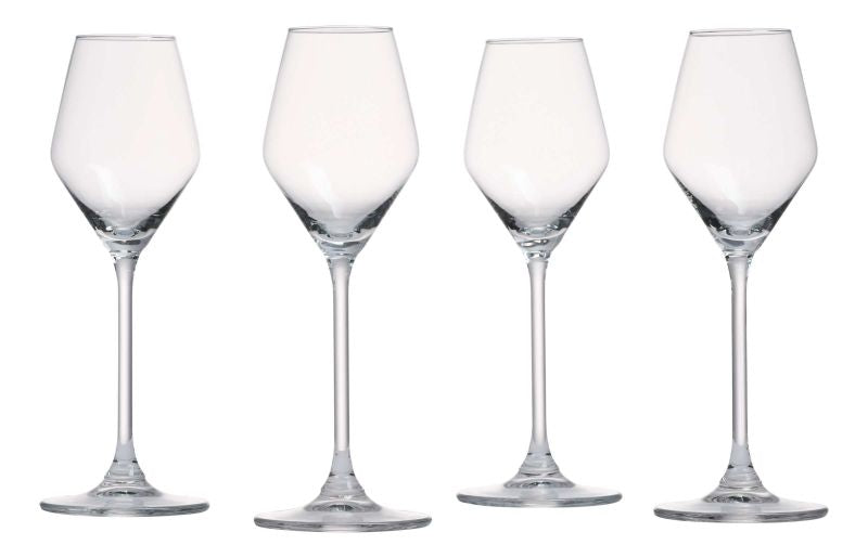 Set X 4 Copas 140 Mltrs De Vidrio