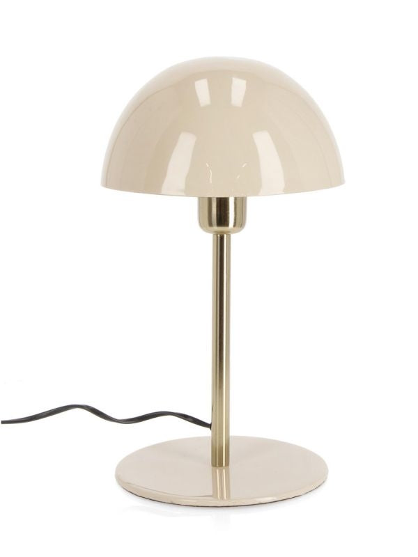 Lámpara De Mesa (Beige) Estructura De Metal