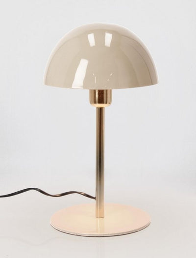 Lámpara De Mesa (Beige) Estructura De Metal