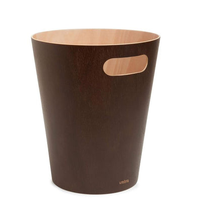 Papelera Nogal De Madera