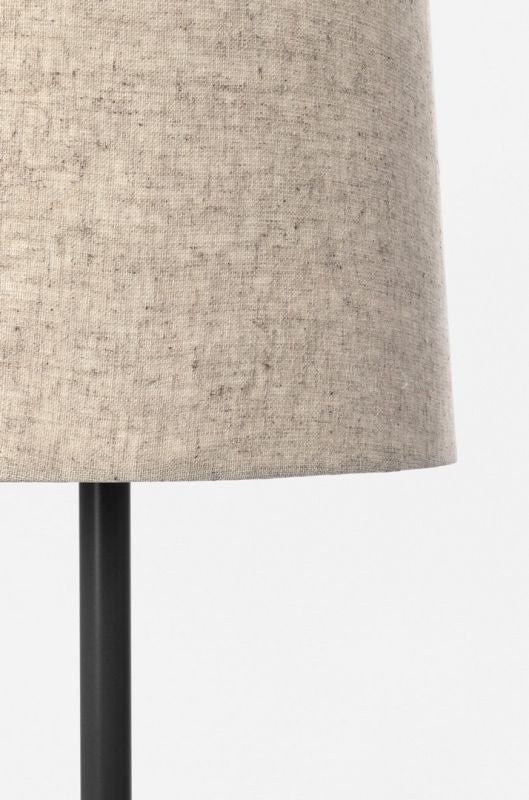 Lámpara De Pie Pantalla (Beige) Estructura De Metal
