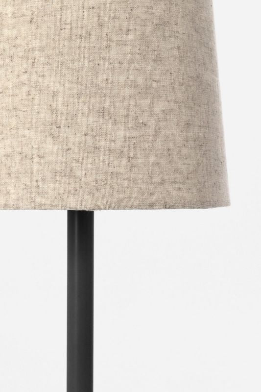 Lámpara De Mesa Pantalla (Beige) Estructura De Metal