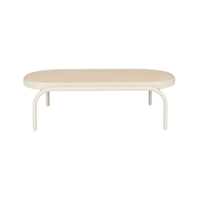 Mesa Central Para Exterior, Top Madera Estructura De Metal