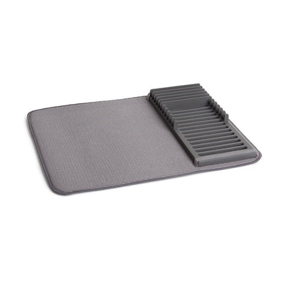 Alfombrilla + Escurridor De Vajillas (Gris) De Plástico