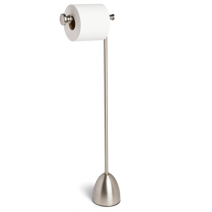 Portarollo De Papel Higiénico (Plateado) De Metal