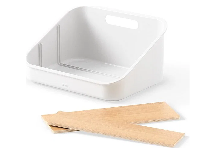 Organizador De Cocina O Accesorios (Blanco) De Plástico