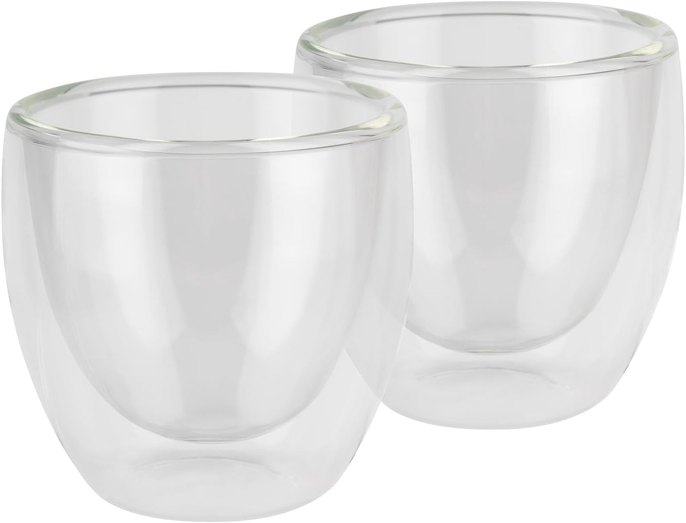 Set de 2 Tazas Insuladas Para Espreso 80 Mltrs De Vidrio