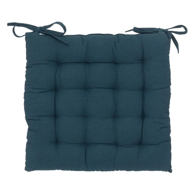 Cojín Para Silla (Azúl) De Algodón