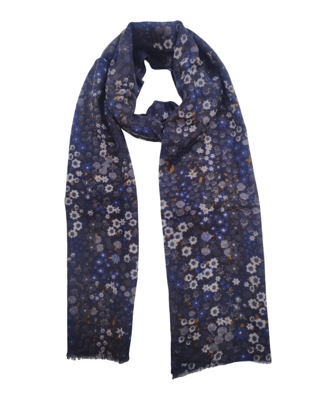 Bufanda (Azul Gris) De Lana
