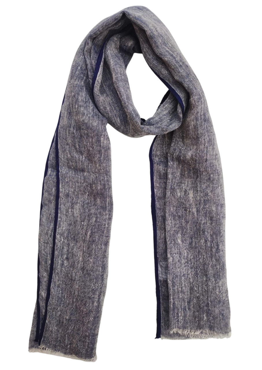 Bufanda (Azul Nevy) De Lino