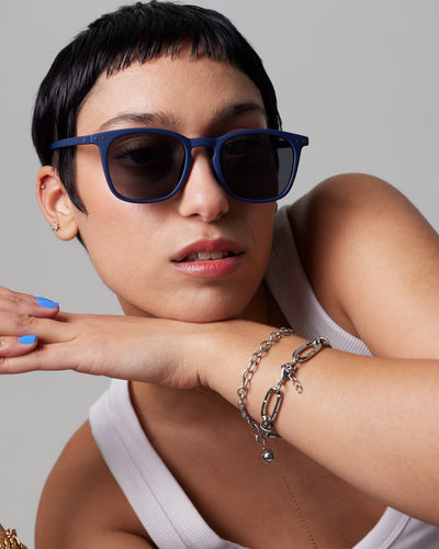 Lentes #E Sun Navy Blue +0