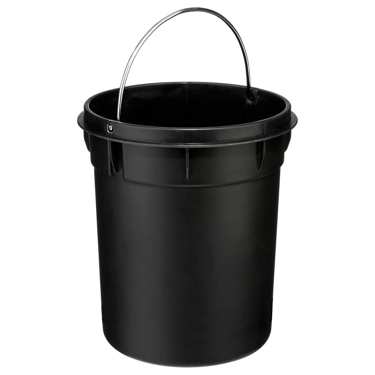 Papelera 3 Ltr (Negro) Con Tapa Y Pedal De Metal