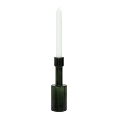 Portavela (Verde) De Vidrio