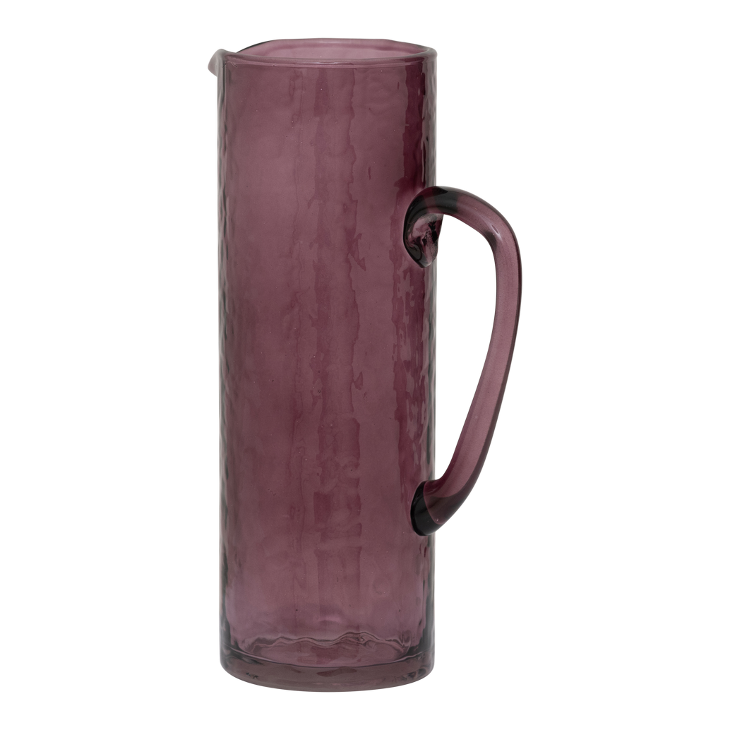 Jarra Con Asa (Morada) De Vidrio