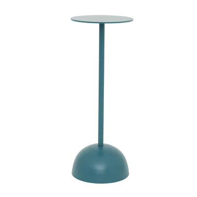 Mesa Auxiliar Decorativa (Azul Acero) De Metal