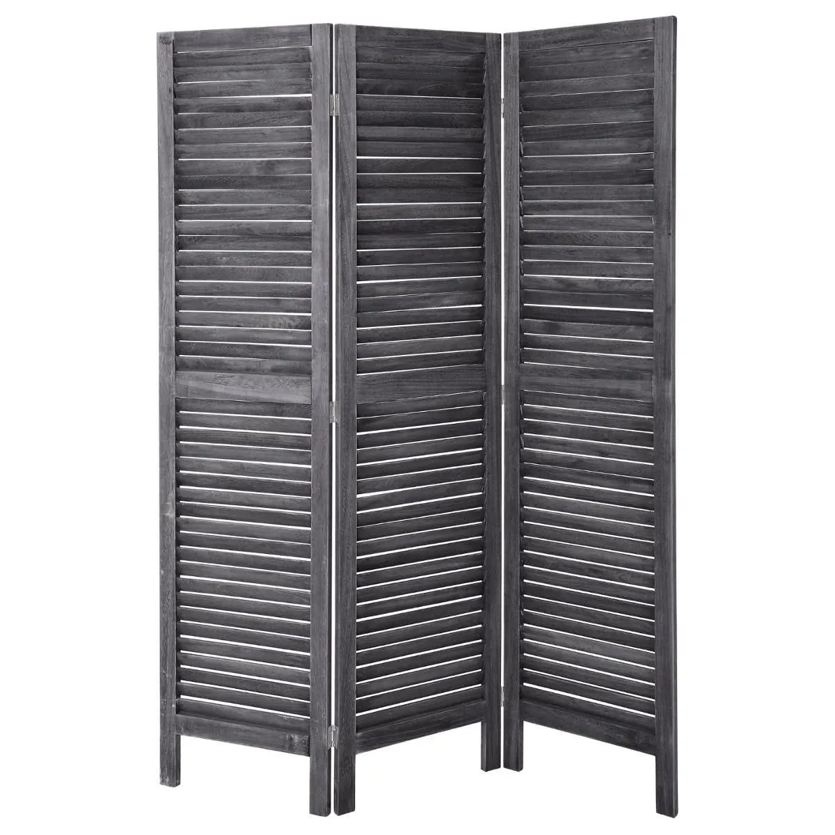 Biombo (Gris) De Madera