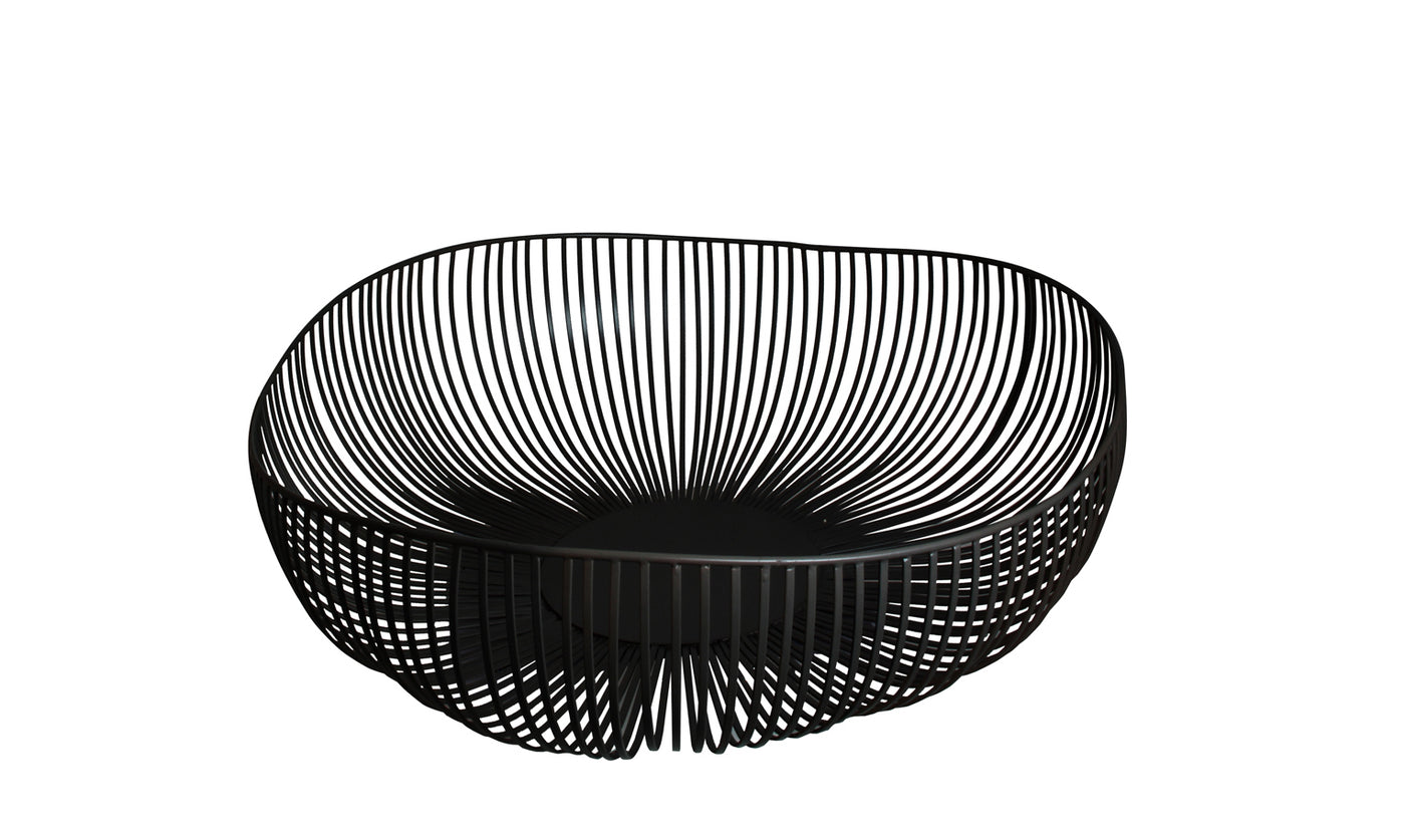 Bowl Redondo (Negro) De Metal