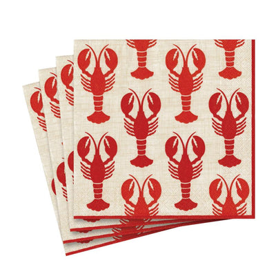 Set De 20 Servilletas (Camarones) De Papel