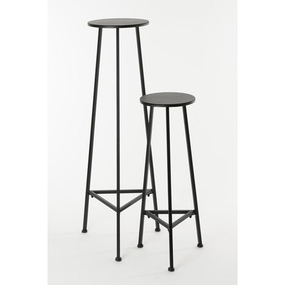 Soporte Para Macetas (Negro) 80 Cm Estructura De Metal