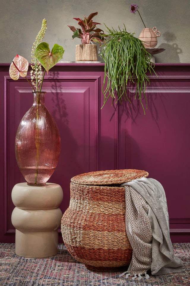 Mesa Auxiliar 44Cm Decorativa (Crema) De Cerámica