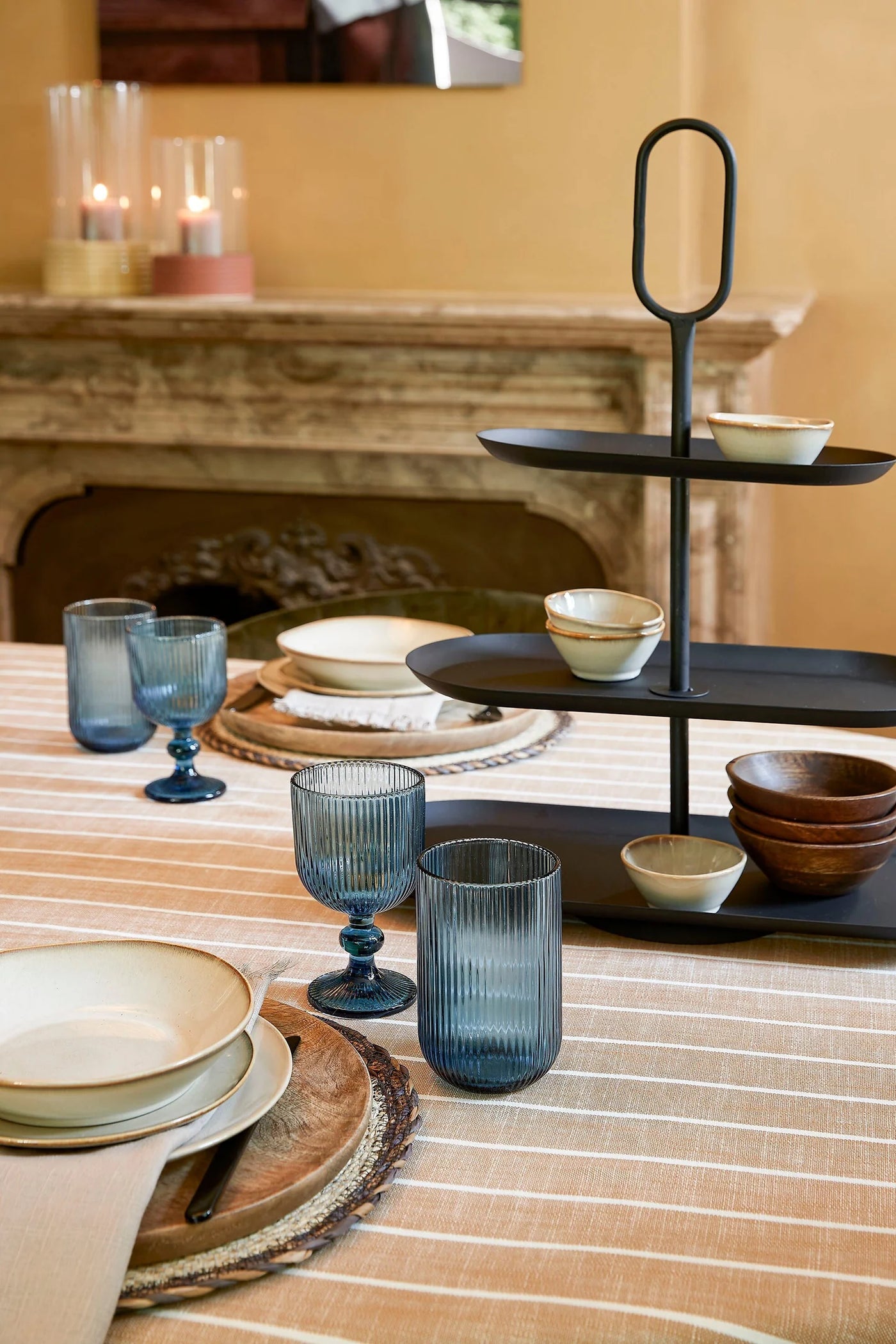 Bandejas 3 Niveles Angosto (Negro) De Metal