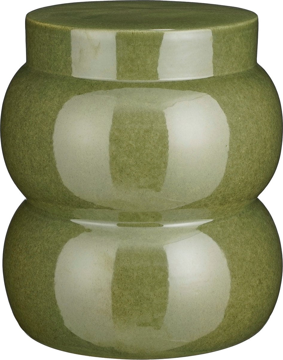 Mesa Auxiliar 40 Cm Decorativa (Verde) De Cerámica