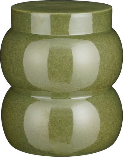 Mesa Auxiliar 40 Cm Decorativa (Verde) De Cerámica