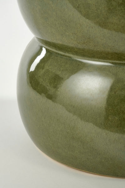 Mesa Auxiliar 40 Cm Decorativa (Verde) De Cerámica