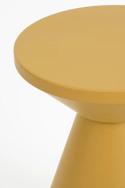 Mesa Lateral (Naranja) De Metal