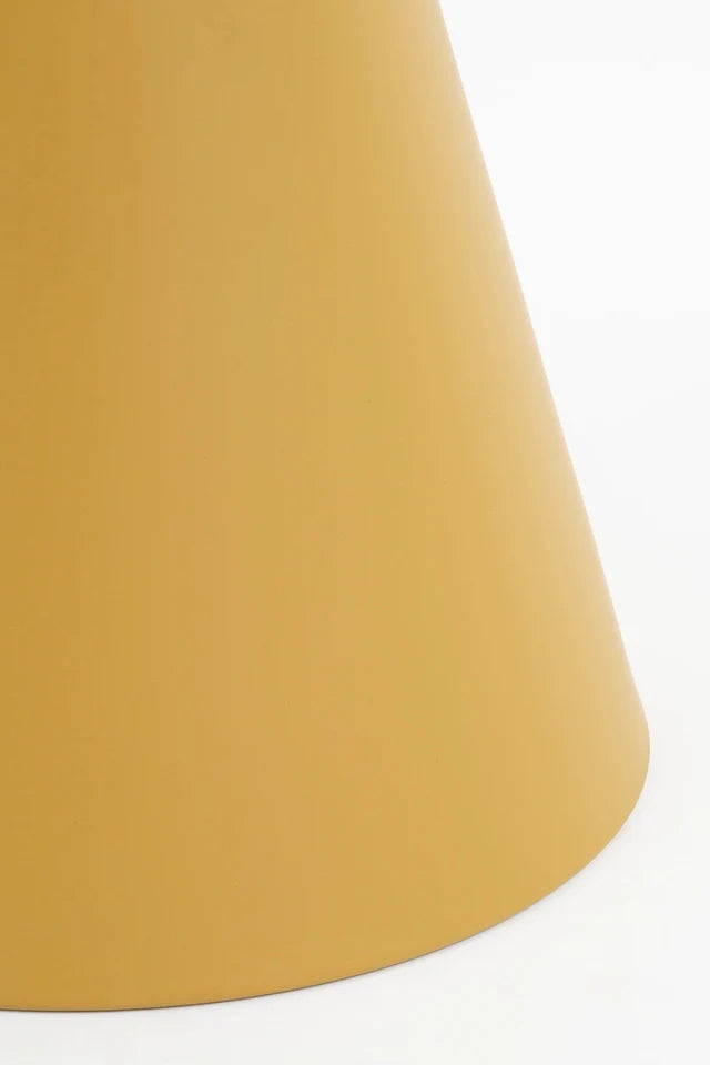 Mesa Lateral (Naranja) De Metal