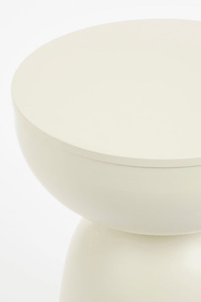 Mesa Lateral (Blanca) De Metal